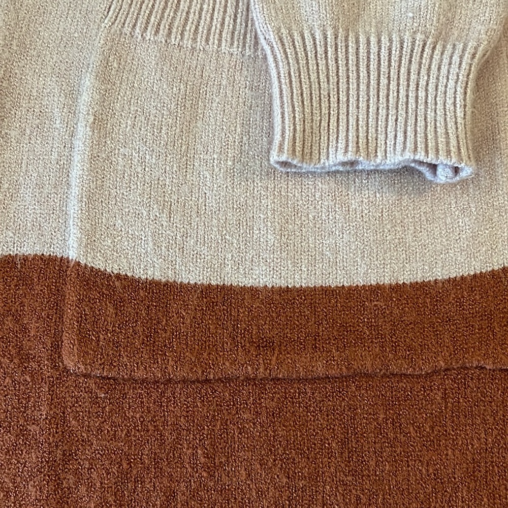 Colorblock Open Front Long Cardigan from Amazon - Picture 2 of 5